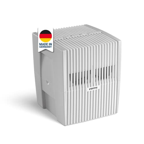 Venta Luftbefeuchter LW15, sehr leise 22 dB(A), energieeffizient 3 Watt, hygienische Kaltverdunstung ohne Filter, 5 l-Tank, bis 25 m², mit Duftfunktion