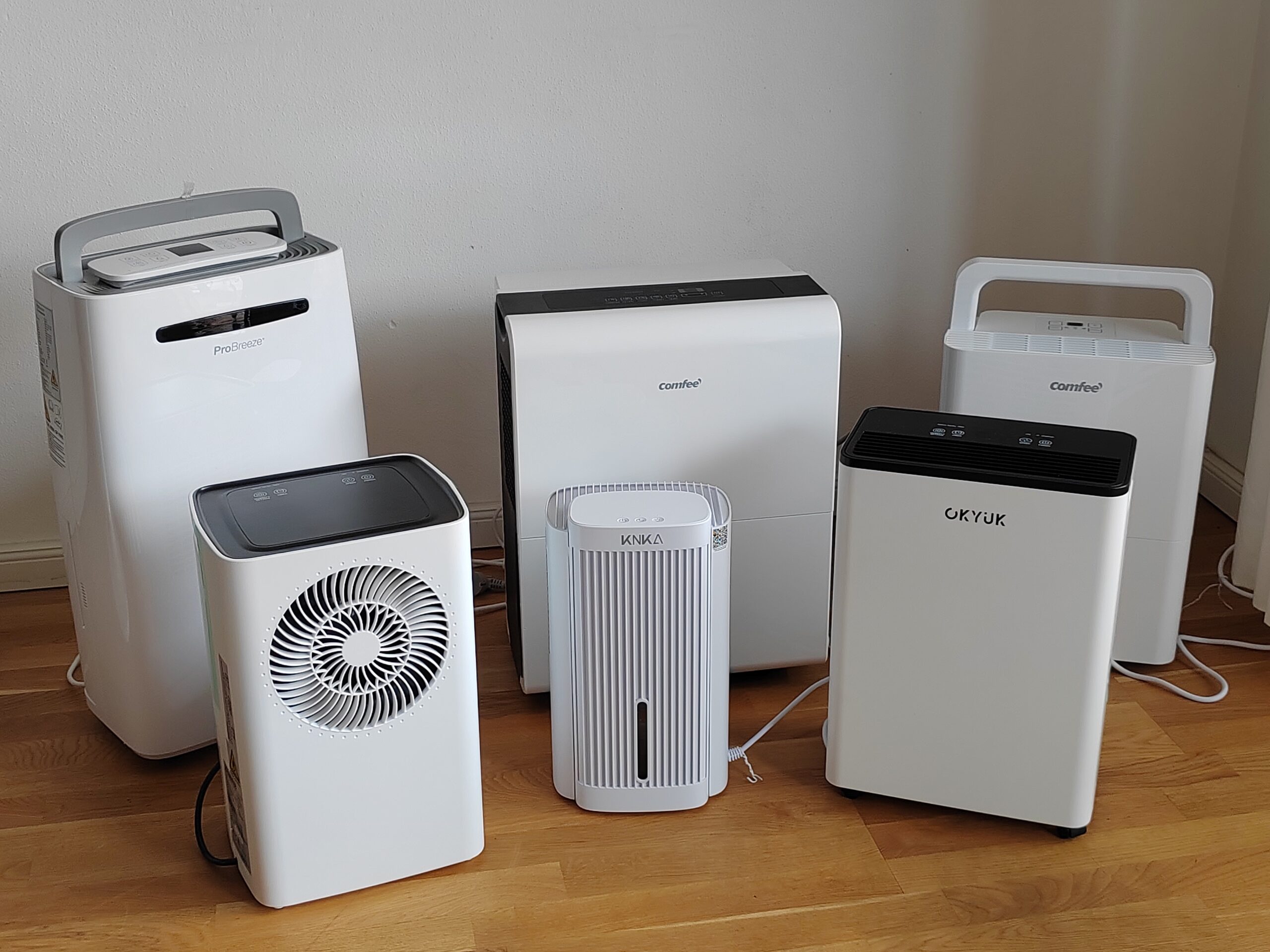 Déshumidificateur d'air en test